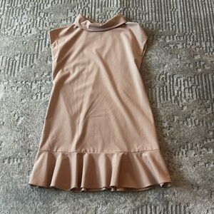 Zara Basic Collection Mini Dress in Light Pink / Rose boat neck size small